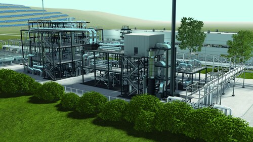Over the next three years, DLR will be constructing the TPP – the largest research facility to date for the production of e-fuels. Credit: DLR (CC BY-NC-ND 3.0)