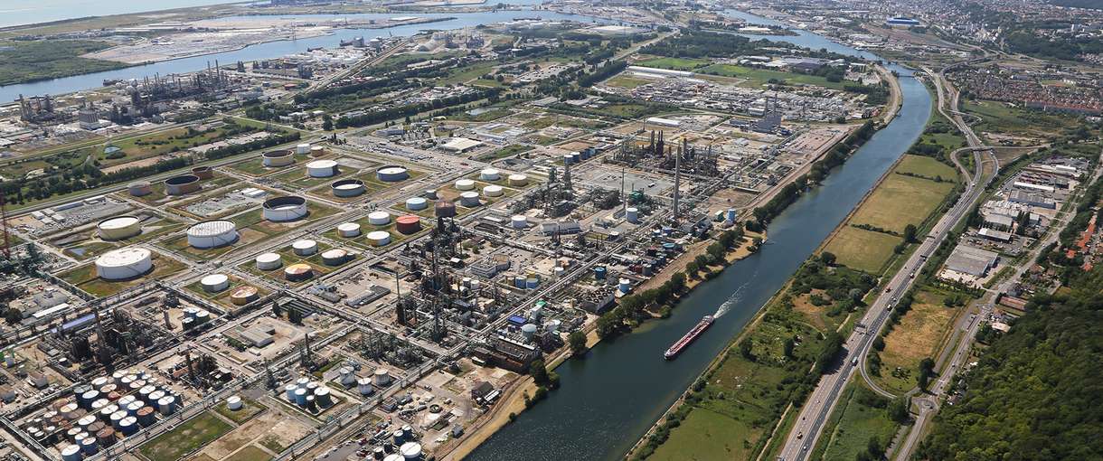 Port Of Le Havre Chemical Park France