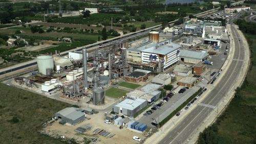 Ercros factory Tortosa, Tarragona